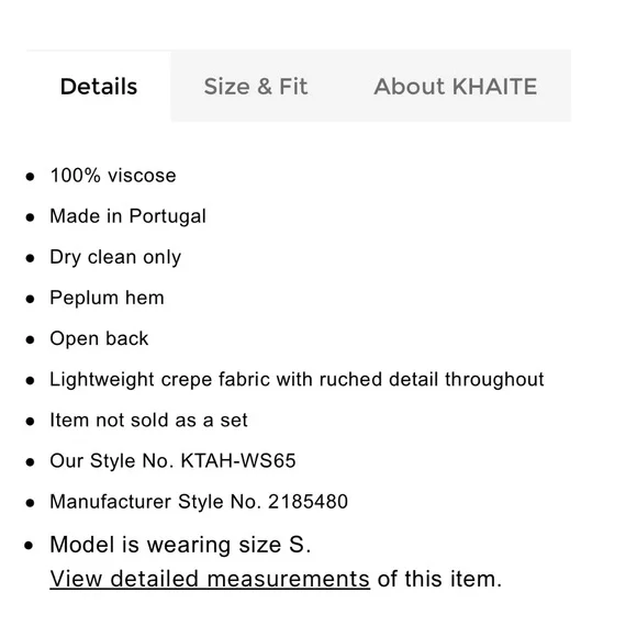 KHAITE LOLO BLOUSE NEW - Picture 4 of 6